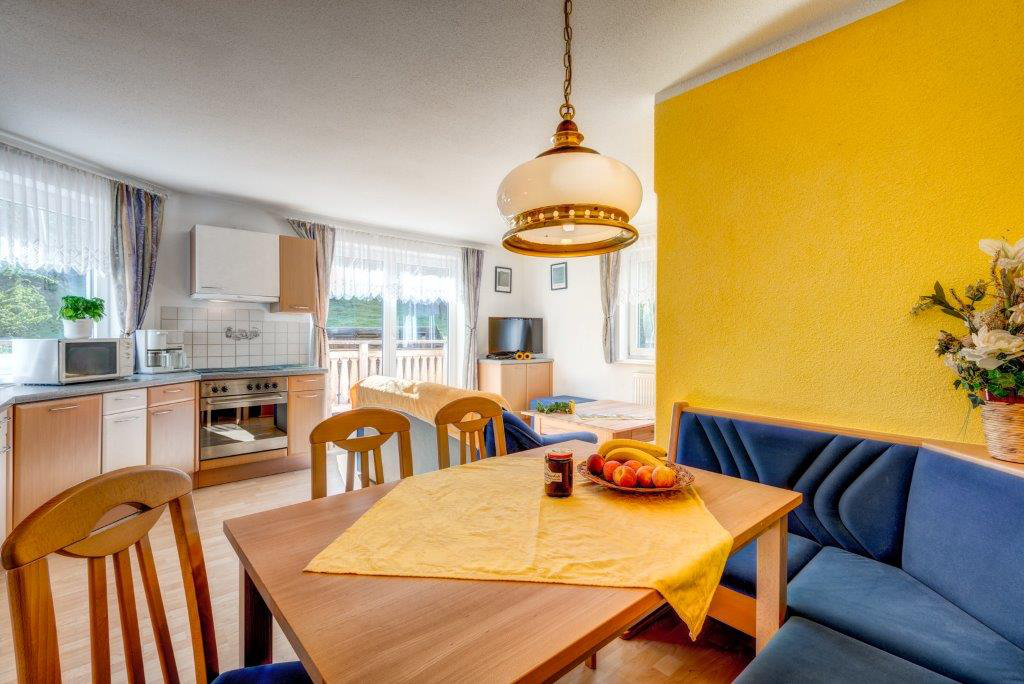 Ferienwohnung 1 Wohnküche 20qm mit Balkon, Westseite